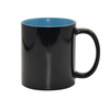 Magic mug 330 ml black with light blue interior Sublimation Thermal Transfer