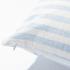 40 x 40 cm canvas pillowcase for sublimation - cream with blue stripes