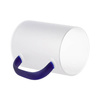450 ml frosted glass with a navy blue handle for sublimation