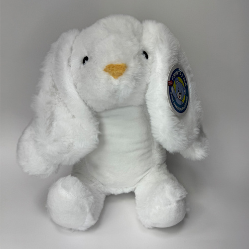 Lapin 25 cm pour impression par sublimation - blanc