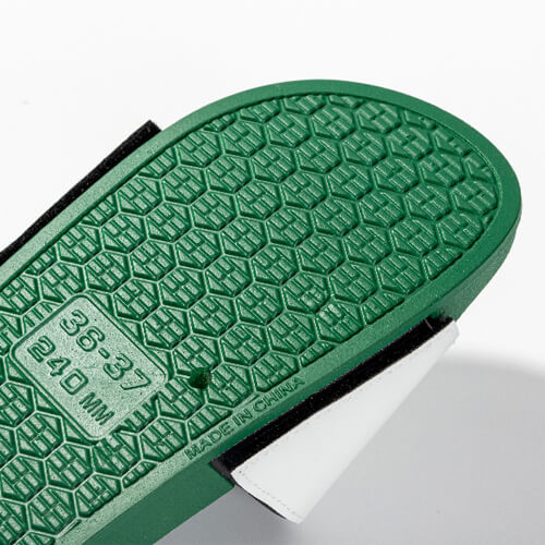 Teenslippers voor volwassenen voor sublimatie - groene zool