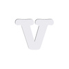 Decoratieve letter in MDF voor sublimatie 10 cm V