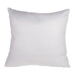 Brokaadist padjapüür 40 x 40 cm sublimatsiooni jaoks - valge