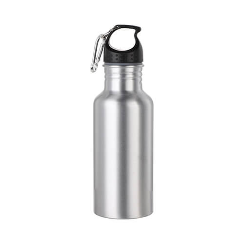 Aluminium fles 600 ml voor sublimatie - zilver