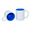 Mug A+ 330 ml with sea-blue interior Sublimation Thermal Transfer