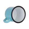 360 ml enamel mug for sublimation - green matt