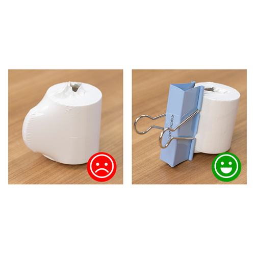 Clip - krimpfolie klem - 2 stuks.