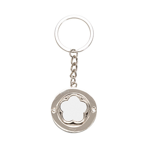 Porte-clés rotatif pour sublimation - fleur