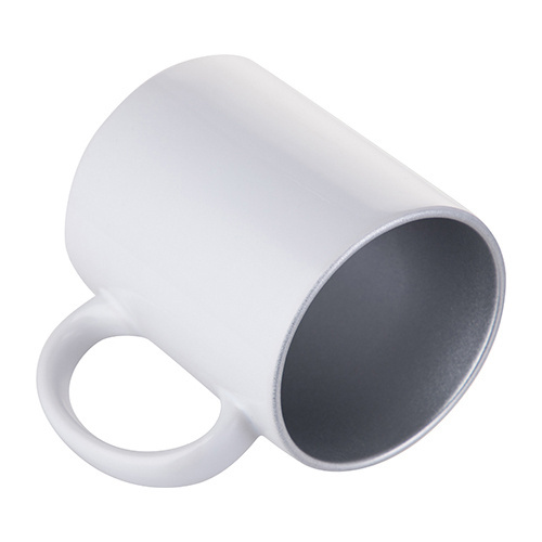 Cană 330 ml cu interior argintiu Transfer termic prin sublimare