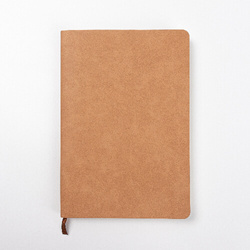 A5 notebook with leather cover for sublimation - Brown