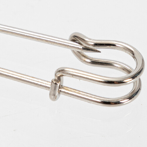 Triple ovale broche - veiligheidsspeld met kwastje hanger voor sublimatie