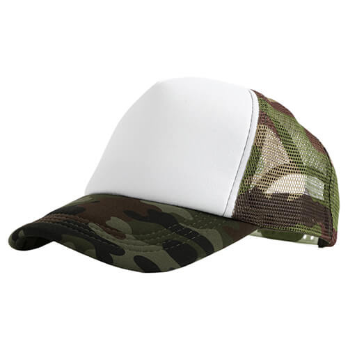 Trucker cap for adults for sublimation - camouflage