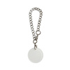 Acrylic mug pendant for sublimation - circle on a chain