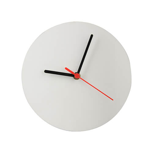 Klok gemaakt van MDF met een diameter van 20 cm voor sublimatie