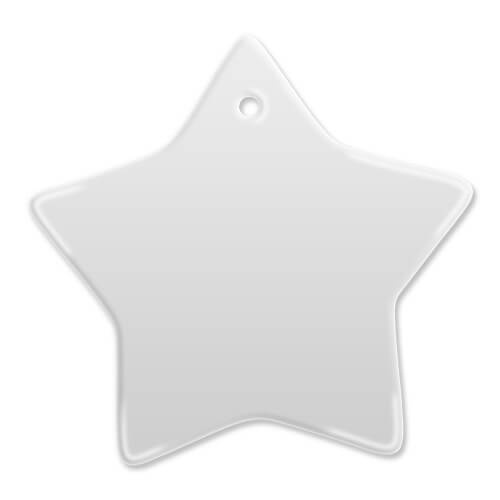 Ornamentaalne plaat täht sublimatsiooni termiline ülekanne