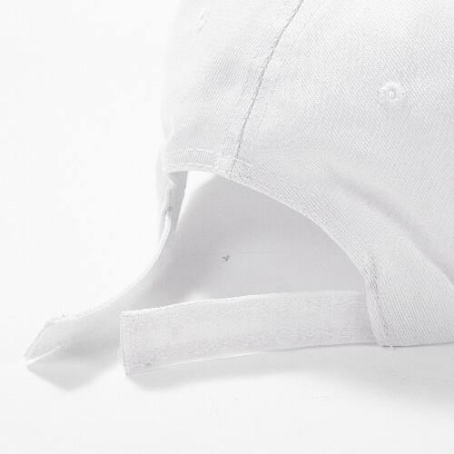 Casquette de baseball en coton pour DTF et transfert thermique - blanc