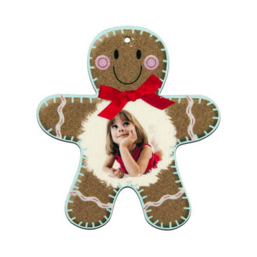 Filc medál szublimációhoz - Mézeskalács ember