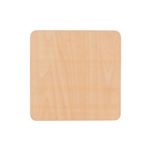 Plywood mug coaster for sublimation – square