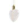 Plastic bauble - heart for sublimation