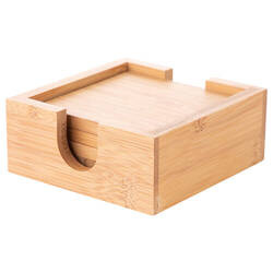 4 bambumukin sublimaatioalustat - neliön muotoinen sarja