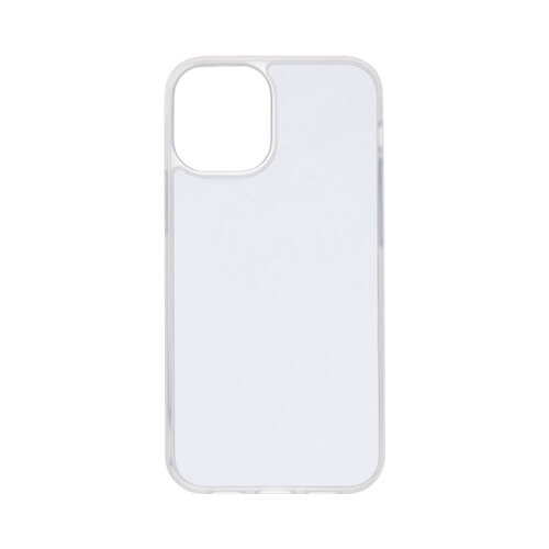 Funda de sublimación de goma transparente para iPhone 12 Mini