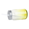Mug en verre Mason Jar 450 ml sans anse pour sublimation - dégradé citron vert