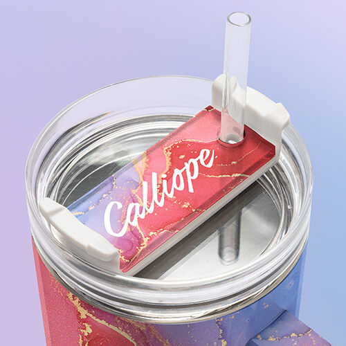 Ecuson acrilic 7,8 x 3,2 cm pentru sublimare