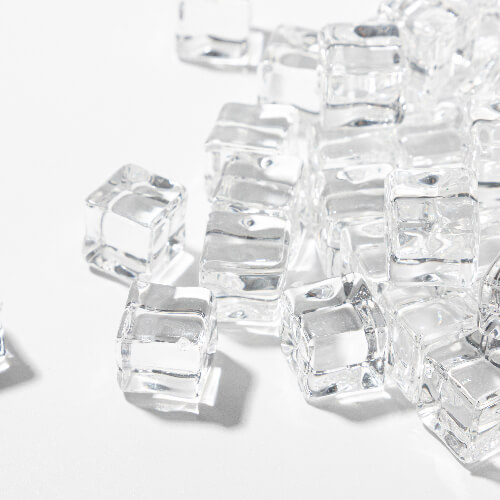 Cubitos de hielo artificiales - incoloros