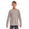 Solar langærmet ungdoms t-shirt til sublimering - Athletic Grey