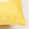 Pellavainen tyynynpäällinen 40 x 40 cm Valkaistu Starry Yellow sublimaatiota varten