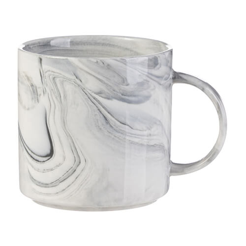 Muki 350 ml sublimaatiota varten - harmaa marmori