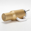 Brocade stainless steel cup 1200 ml with lid and straw for sublimation - gold