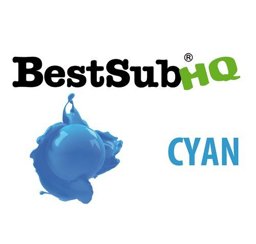 BestSub HQ sublimacijsko črnilo - Cyan 1000 ml Sublimacija Termični prenos