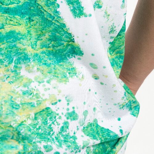 Chemise Cotton-Like Bleached Leopard Dreams Orange pour sublimation