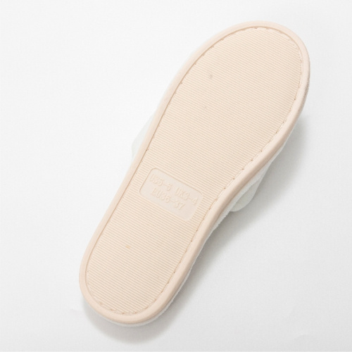 Chaussons adultes avec tige courte pour sublimation - semelle blanche