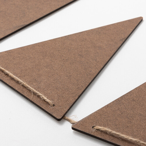 Décoration murale en MDF pour la sublimation - 8 triangles