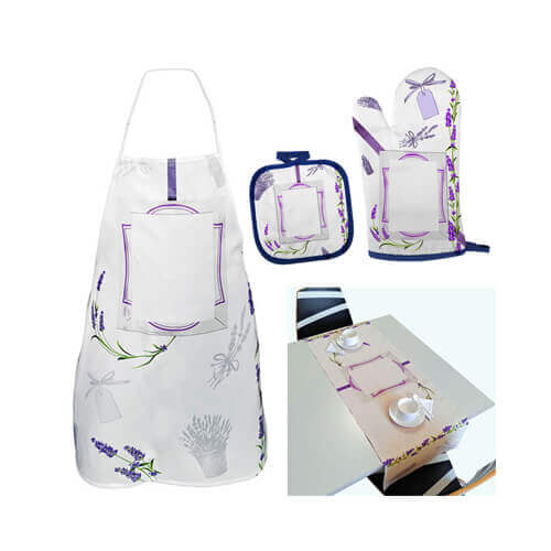 Sublimatsiooni köögikomplekt - Lavendel