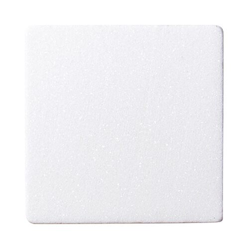 Marmer en kurk mok onderlegger 10 x 10 cm voor sublimatie - vierkant