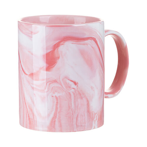 Mug 330 ml pour sublimation - marbre rose