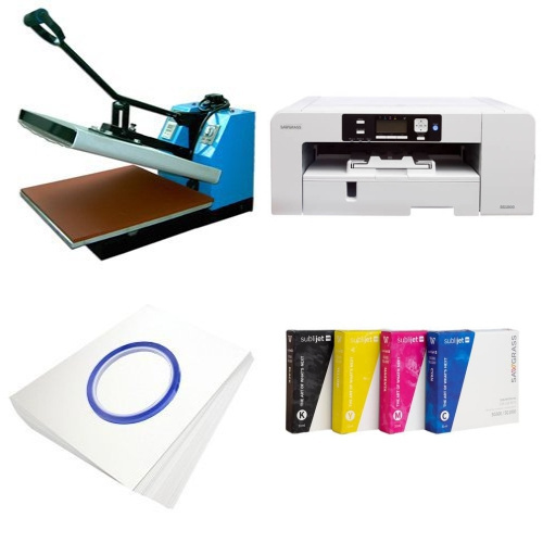 SAWGRASS Virtuoso SG1000 + SB3B T-Shirt Printer Kit Sublimation Thermal Transfer