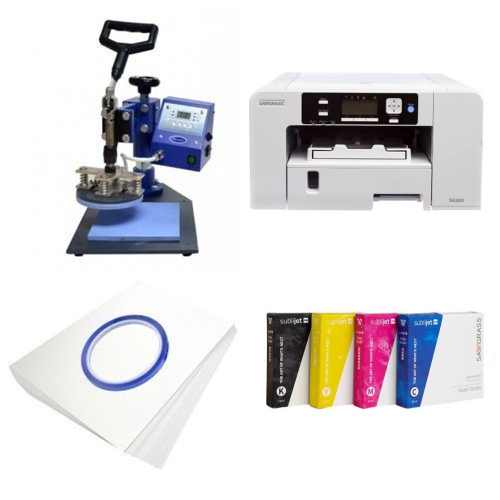 Kit de démarrage assiettes Sawgrass Virtuoso SG500 + SP02 Sublimation Transfert Thermique