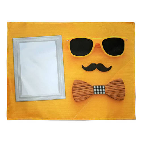 Satin table cloth mat for sublimation printing - Daddy