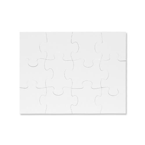 Palapeli 27 x 19,5 cm 12 elementtiä Sublimaatio Lämpösiirto