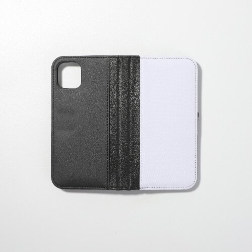 husă din piele cu sublimare pentru iPhone 11 Pro Max - negru