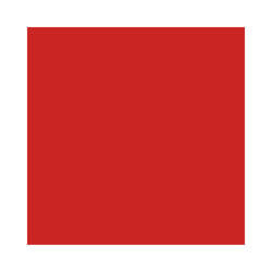 Ett ark självhäftande folie som ändrar färg från orange till gult