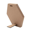 Hexagonal photo frame made of MDF for sublimation - 17,8 x 20,3 cm