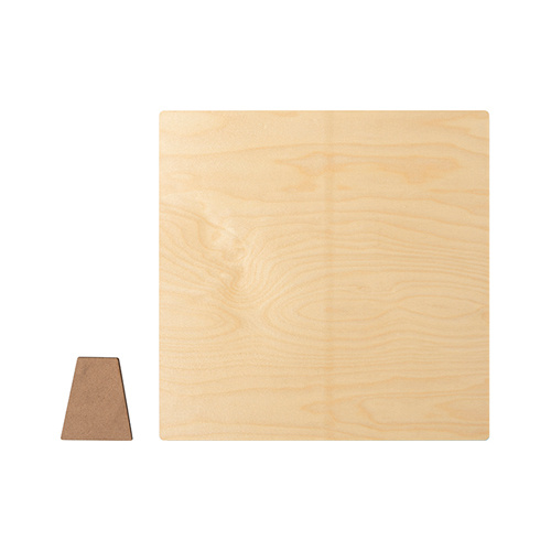Marco de fotos de madera contrachapada para sublimación - 30,5 x 30,5 cm