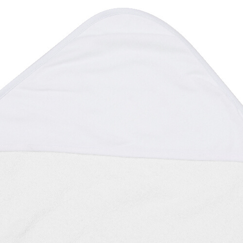 Babydoek met kap voor sublimatie - wit