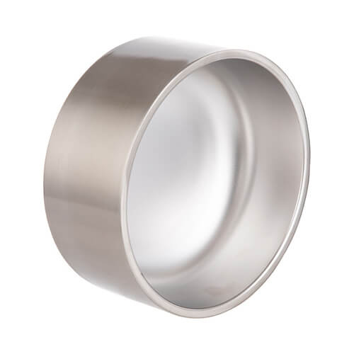 Stainless steel dog bowl 1900 ml for sublimation - silver