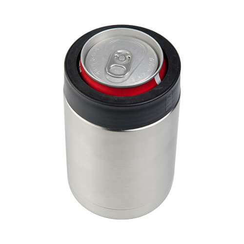Glacière pour une canette de 360 ml pour sublimation - argent